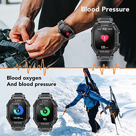 3ATM Waterproof Sport Blood Smart Watch