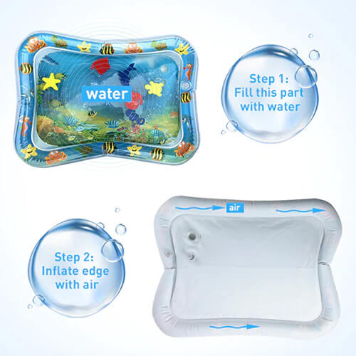 InflataterMat™ - Tummy Time Water Mat for Babies